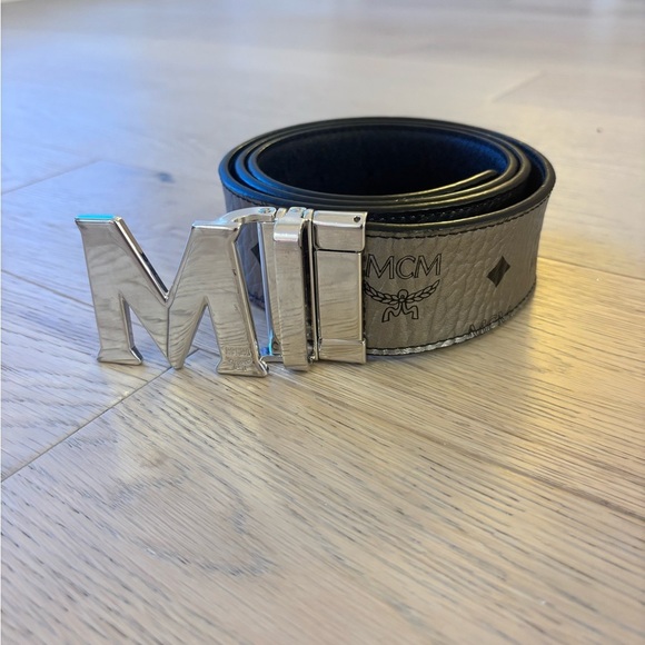 MCM Other - MCM Gray and Silver Men's Belt